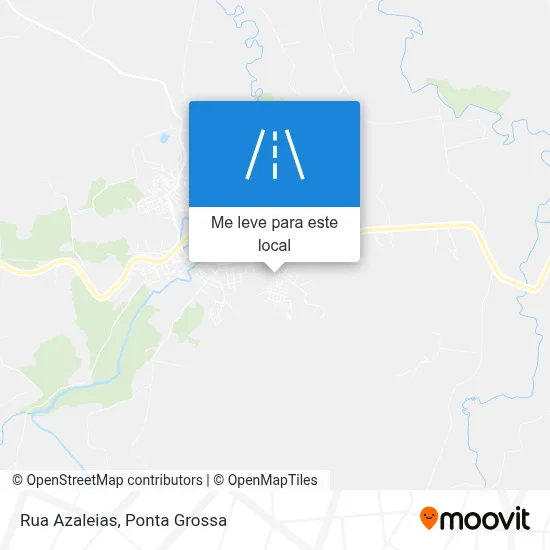 Rua Azaleias mapa