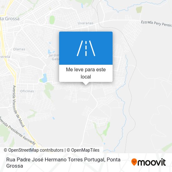 Rua Padre José Hermano Torres Portugal mapa