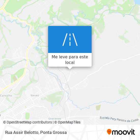 Rua Assir Belotto mapa