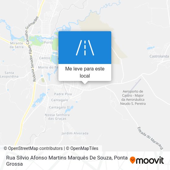 Rua Sílvio Afonso Martins Marquês De Souza mapa