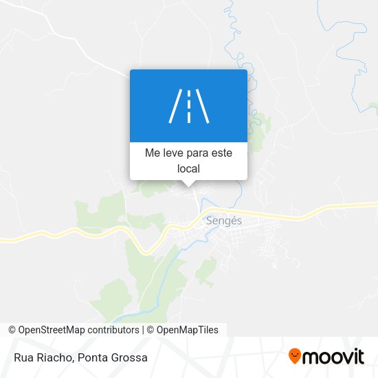 Rua Riacho mapa