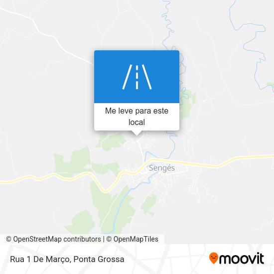 Rua 1 De Março mapa