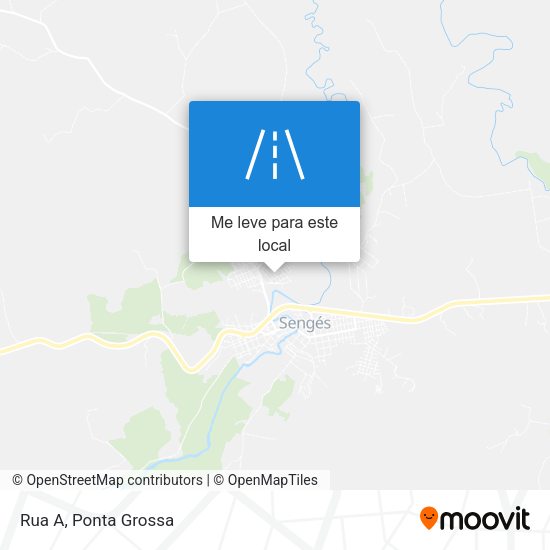 Rua A mapa