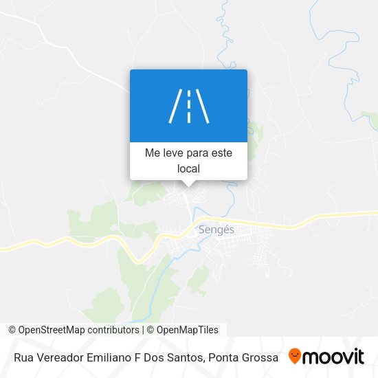 Rua Vereador Emiliano F Dos Santos mapa