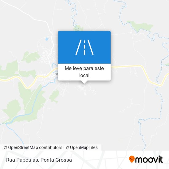 Rua Papoulas mapa