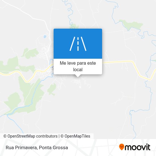 Rua Primavera mapa