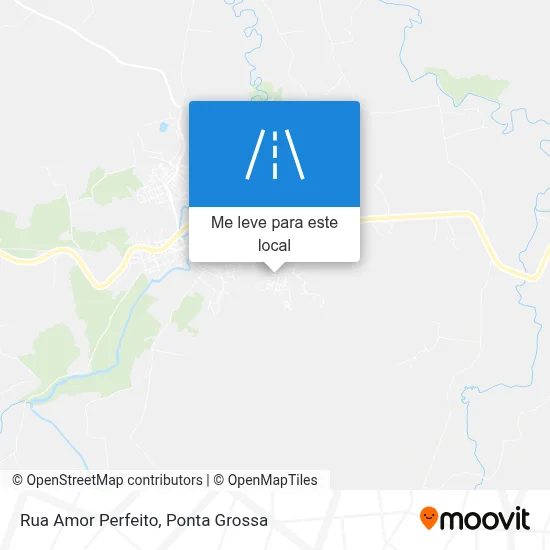 Rua Amor Perfeito mapa