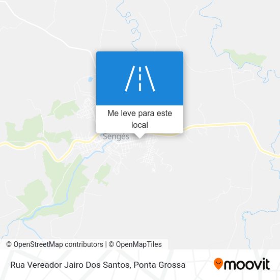 Rua Vereador Jairo Dos Santos mapa