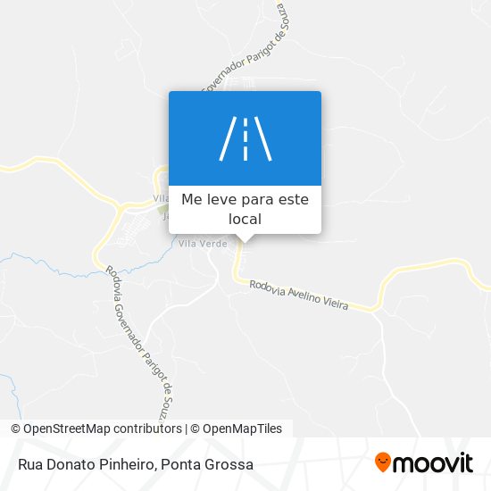 Rua Donato Pinheiro mapa