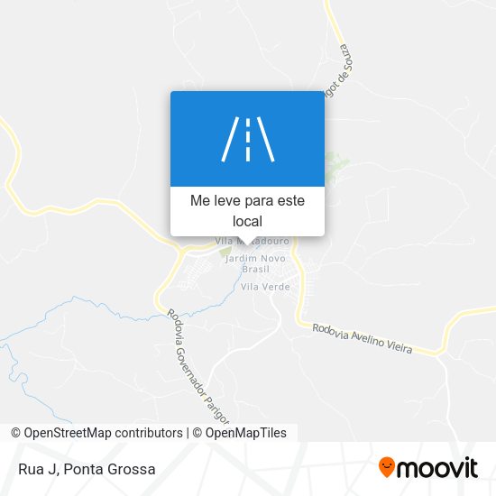 Rua J mapa