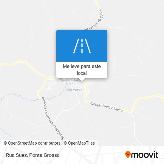 Rua Suez mapa