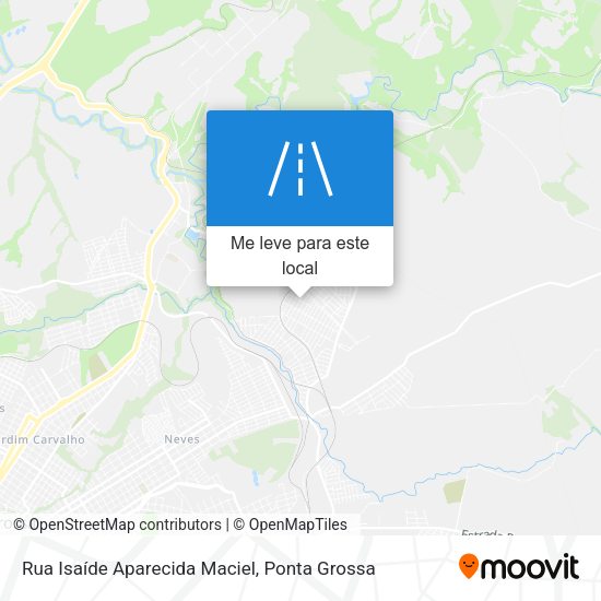 Rua Isaíde Aparecida Maciel mapa