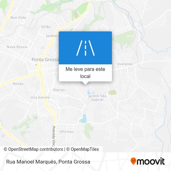 Rua Manoel Marquês mapa