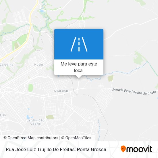 Rua José Luiz Trujillo De Freitas mapa