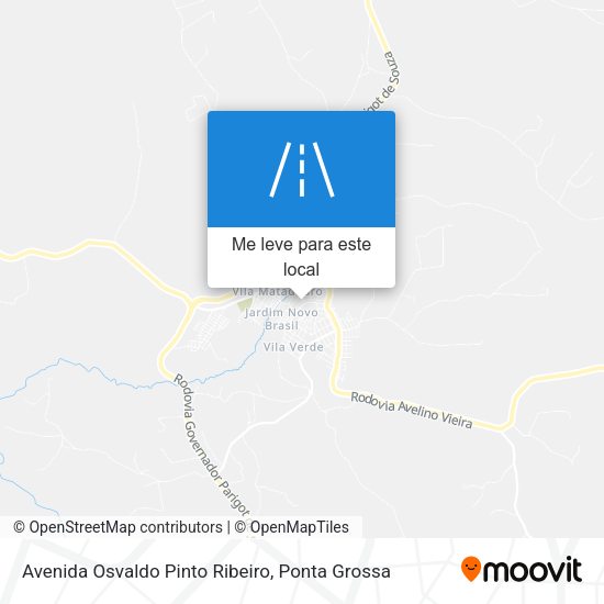 Avenida Osvaldo Pinto Ribeiro mapa