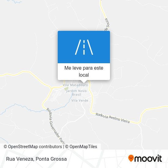 Rua Veneza mapa