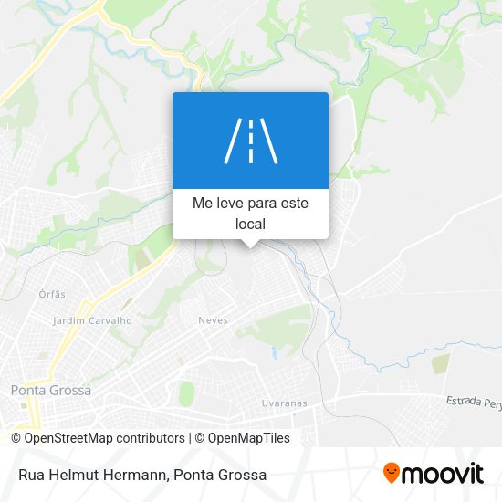 Rua Helmut Hermann mapa