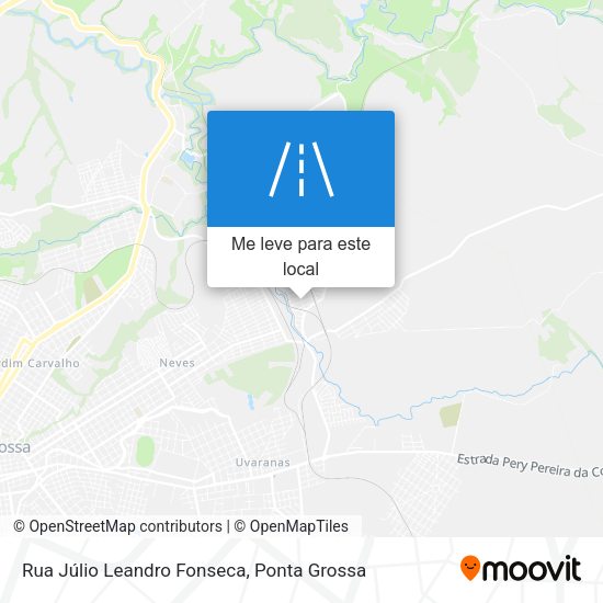 Rua Júlio Leandro Fonseca mapa
