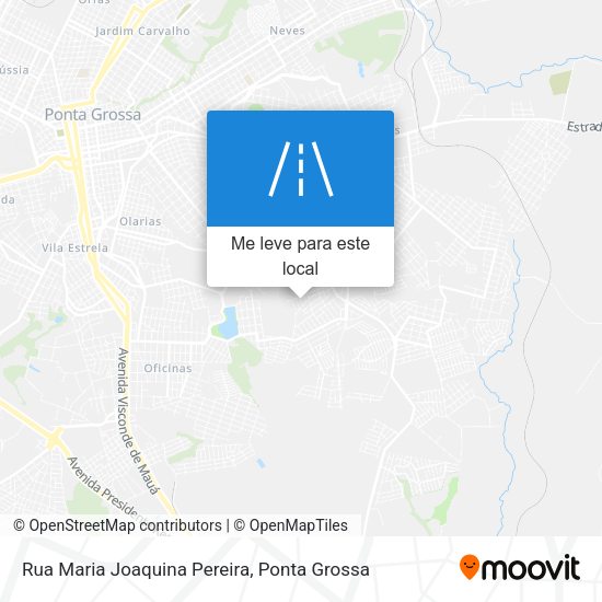 Rua Maria Joaquina Pereira mapa