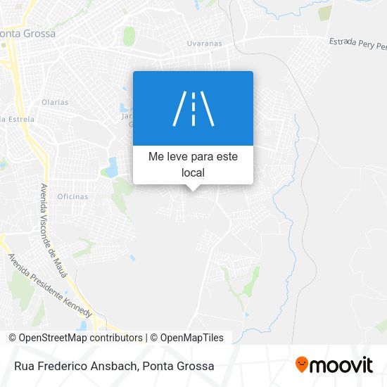Rua Frederico Ansbach mapa