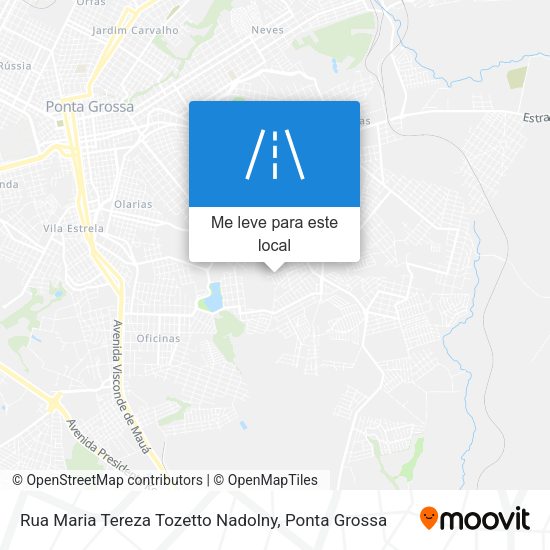 Rua Maria Tereza Tozetto Nadolny mapa