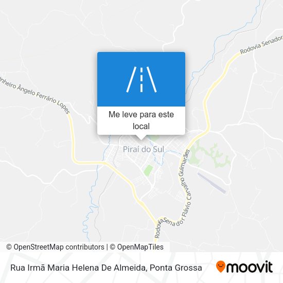 Rua Irmã Maria Helena De Almeida mapa