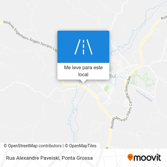 Rua Alexandre Paveiski mapa