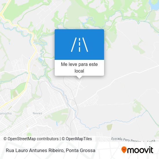 Rua Lauro Antunes Ribeiro mapa