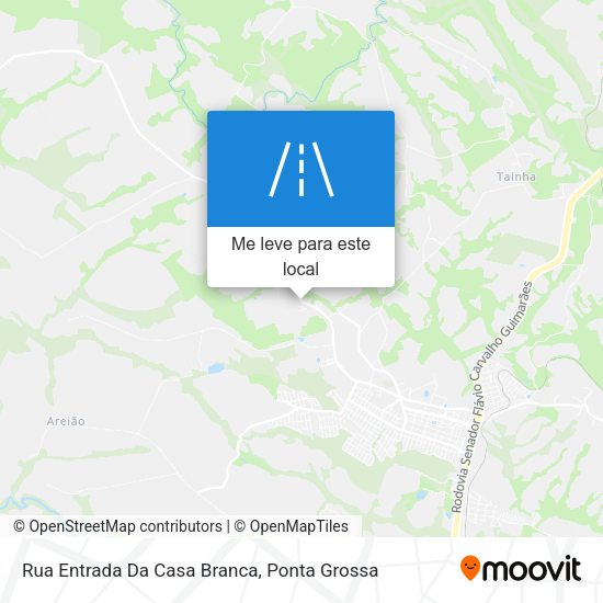 Rua Entrada Da Casa Branca mapa
