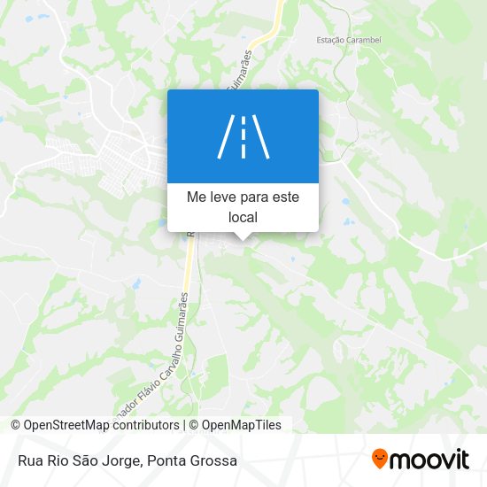 Rua Rio São Jorge mapa