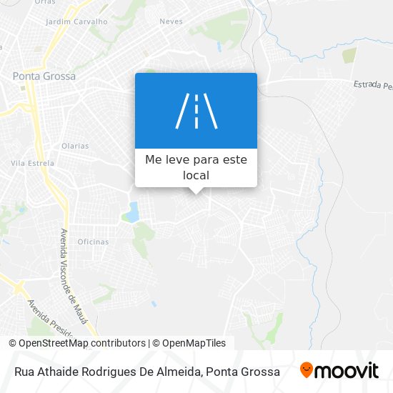 Rua Athaide Rodrigues De Almeida mapa