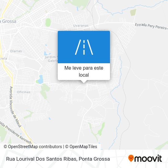 Rua Lourival Dos Santos Ribas mapa