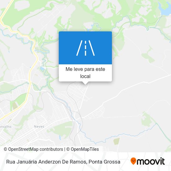 Rua Januária Anderzon De Ramos mapa