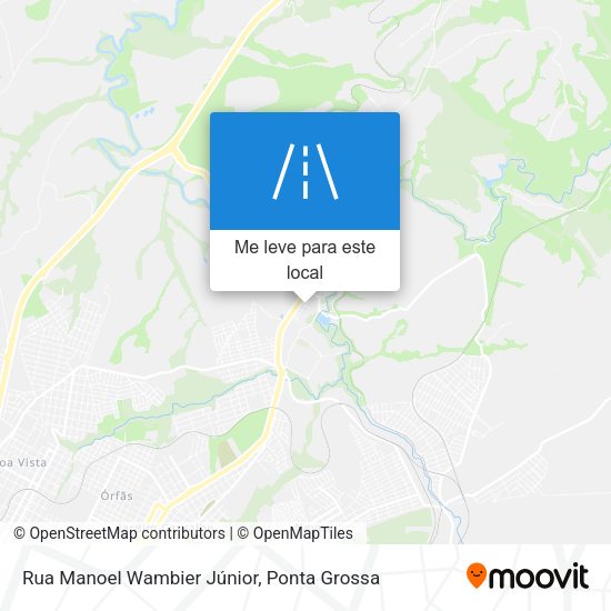 Rua Manoel Wambier Júnior mapa