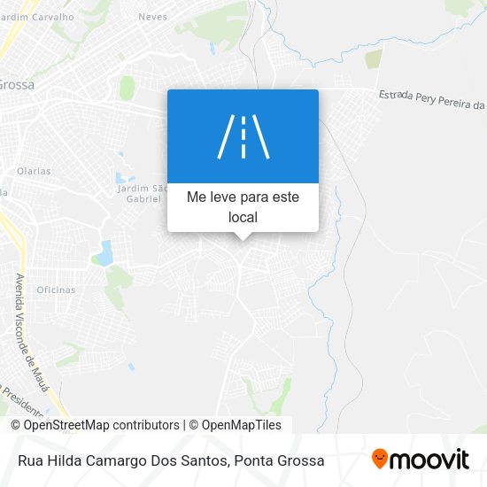 Rua Hilda Camargo Dos Santos mapa