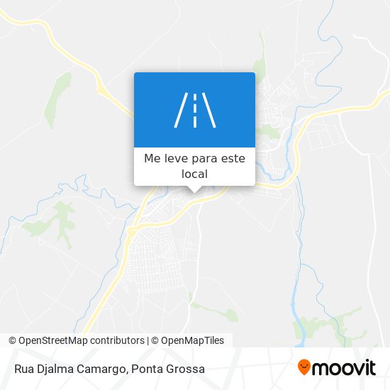 Rua Djalma Camargo mapa