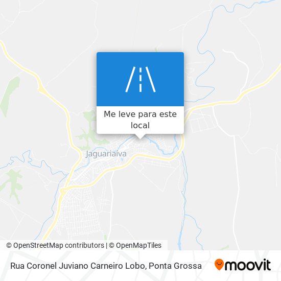 Rua Coronel Juviano Carneiro Lobo mapa