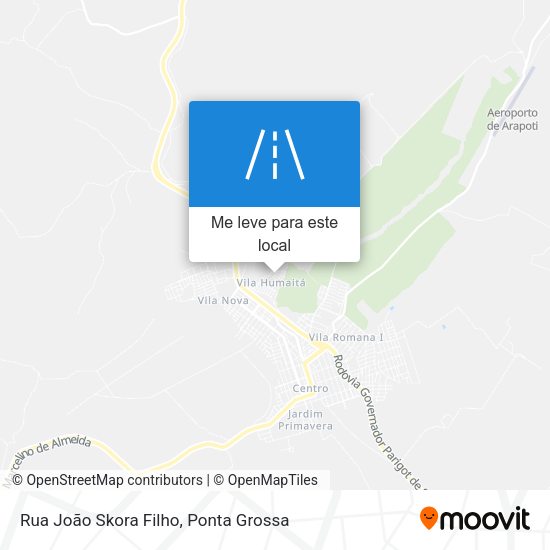 Rua João Skora Filho mapa