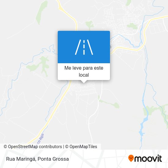 Rua Maringá mapa