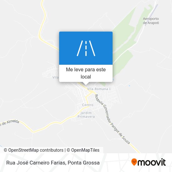 Rua José Carneiro Farias mapa