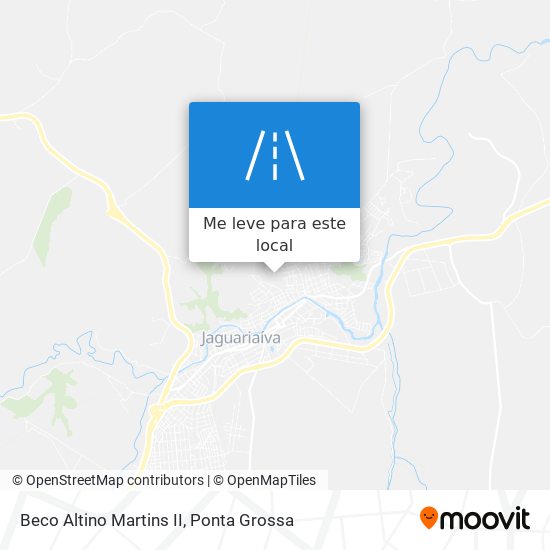 Beco Altino Martins II mapa