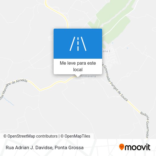 Rua Adrian J. Davidse mapa