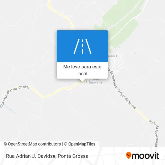 Rua Adrian J. Davidse mapa