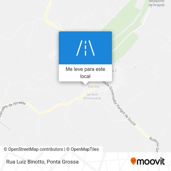 Rua Luiz Binotto mapa
