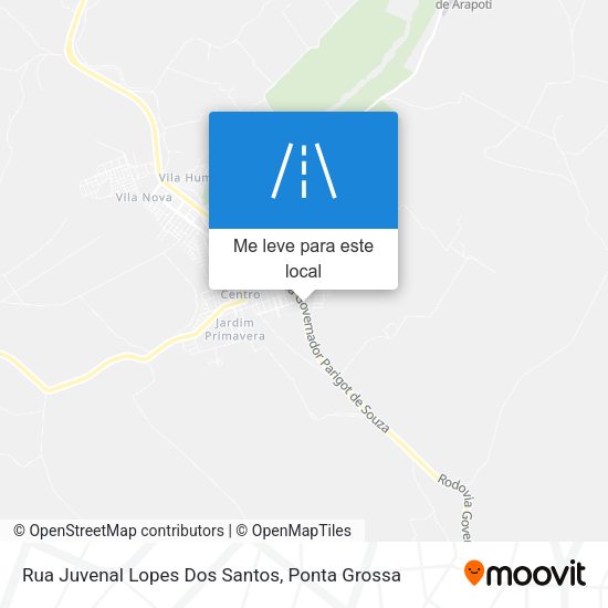 Rua Juvenal Lopes Dos Santos mapa