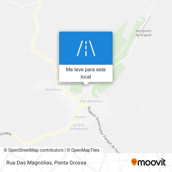 Rua Das Magnólias mapa