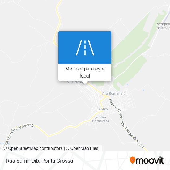 Rua Samir Dib mapa