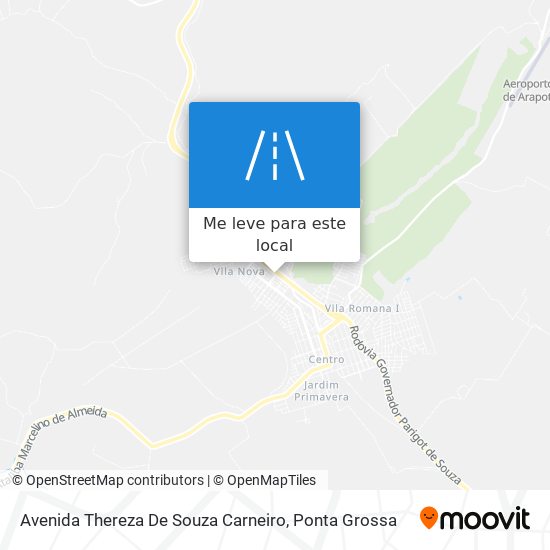 Avenida Thereza De Souza Carneiro mapa