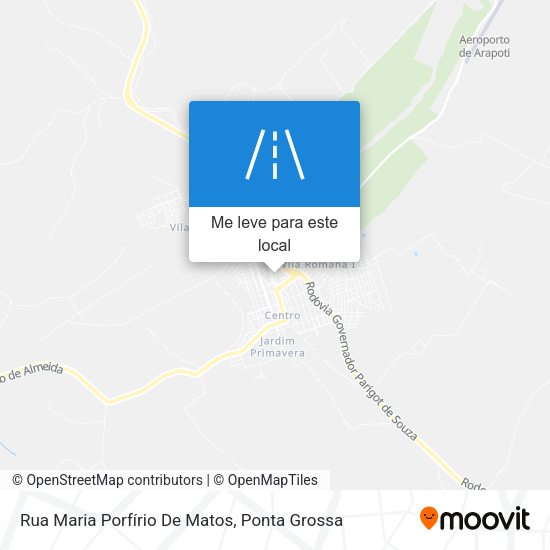 Rua Maria Porfírio De Matos mapa