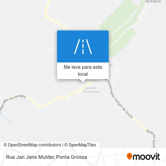 Rua Jan Jans Mulder mapa
